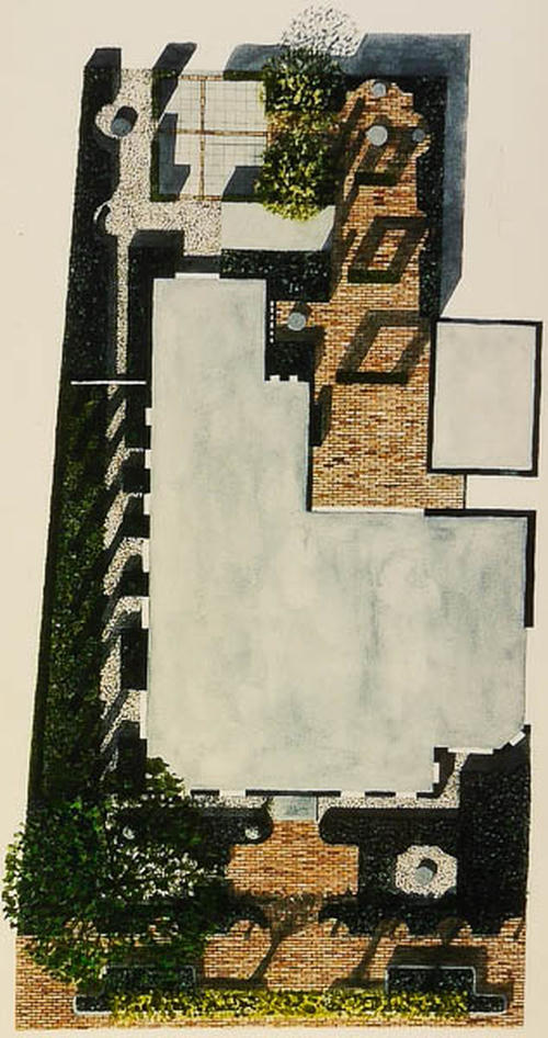 Tuinontwerp , beeldentuin  Klaas Noordhuis