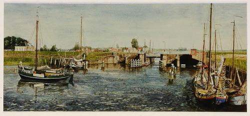 De haven van Zoutkamp