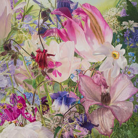 De Mei. Meibloemen in de tuin van Jan en Sible.