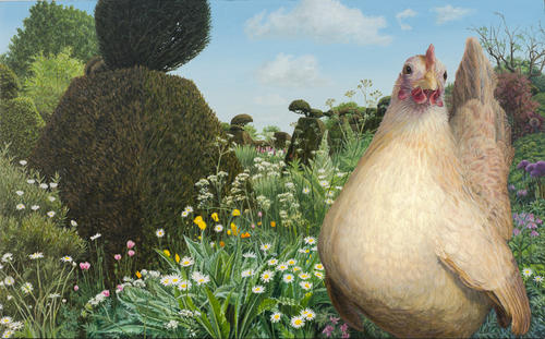 Great Dixter Serama hen