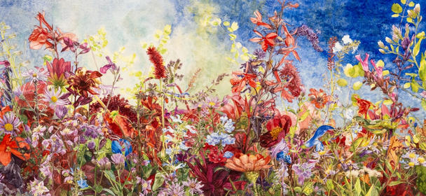 Rode bloemen